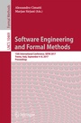 Cover: Software Engineering and Formal Methods - Springer
