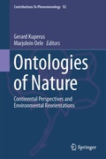 Cover: Ontologies of Nature - Springer