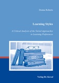 Cover: Learning Styles - Kovac, Dr. Verlag