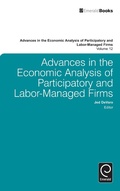 Cover: Advances in the Economic Analysis of Participatory and Labor-Managed Firms - Emerald Publishing Limited