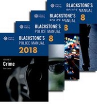 Abbildung von: Blackstone's Police Manuals 2018: Four Volume Set - Oxford University Press