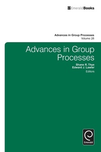 Enlarge image Cover: Advances in Group Processes - Emerald Publishing Limited