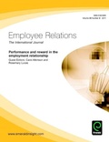 Cover: Performance and Reward in the Employment Relationship - Emerald Group Publishing Ltd
