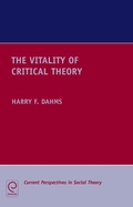 Cover: The Vitality of Critical Theory - Emerald Publishing Limited