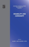 Cover: Disability and Community - Emerald Publishing Limited