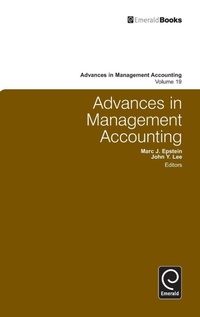 Enlarge image Cover: Advances in Management Accounting - Emerald Group Publishing Limited