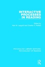 Cover: Interactive Processes in Reading - Routledge