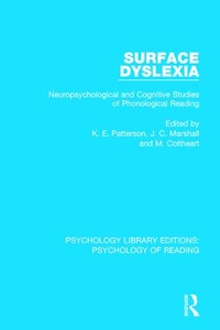 Enlarge image Cover: Surface Dyslexia - Routledge