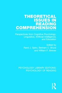 Abbildung von: Theoretical Issues in Reading Comprehension - Routledge
