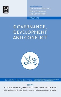 Enlarge image Cover: Governance, Development and Conflict - Emerald Group Publishing Limited