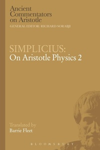 Enlarge image Cover: Simplicius: On Aristotle Physics 2 - Bloomsbury Academic
