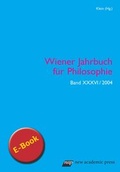Cover: Wiener Jahrbuch f&uuml;r Philosophie 2004 - new academic press