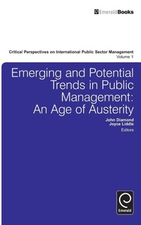 Enlarge image Cover: Emerging and Potential Trends in Public Management - Emerald Group Publishing Limited