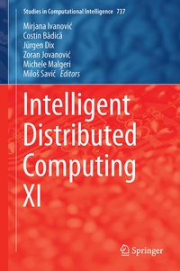 Enlarge image Cover: Intelligent Distributed Computing XI - Springer