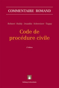 Enlarge image Cover: Code de procédure civile - Helbing & Lichtenhahn