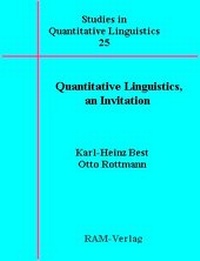 Enlarge image Cover: Studies in Quantitative Linguistics 25 - RAM-Verlag
