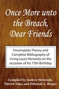 Cover: Once More Unto the Breach, Dear Friends - Routledge
