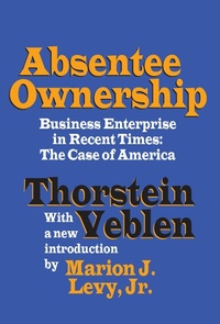 Enlarge image Cover: Absentee Ownership - Routledge