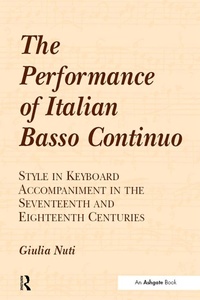 Abbildung von: The Performance of Italian Basso Continuo - Routledge