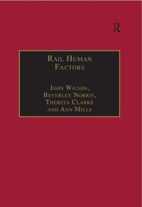 Enlarge image Cover: Rail Human Factors - Routledge