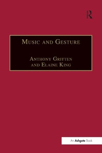 Abbildung von: Music and Gesture - Routledge