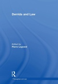 Cover: Derrida and Law - Routledge