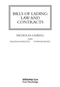 Cover: Bills of Lading - Routledge