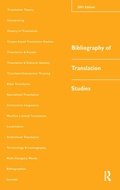 Cover: Bibliography of Translation Studies: 2001 - Routledge