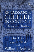 Cover: Renaissance Culture in Context - Routledge