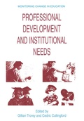 Cover: Professional Development and Institutional Needs - Routledge