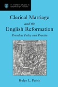 Cover: Clerical Marriage and the English Reformation - Routledge