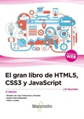 Cover: El gran libro de HTML5, CSS3 y JavaScript - Marcombo PA