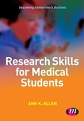 Cover: Research Skills for Medical Students - Learning Matters Ltd
