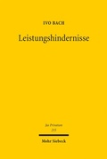 Cover: Leistungshindernisse - Mohr Siebeck