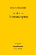 Cover: Judikative Rechtserzeugung - Mohr Siebeck