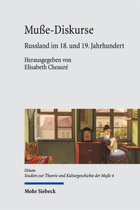 Enlarge image Cover: Muße-Diskurse - Mohr Siebeck