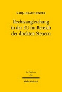 Abbildung von: Rechtsangleichung in der EU im Bereich der direkten Steuern - Mohr Siebeck