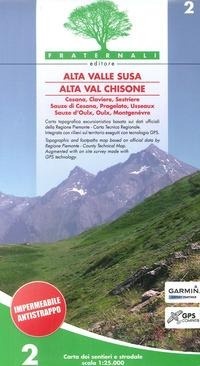 Abbildung von: Alta Valle Susa - Alta Val Chisone: 2 - Fraternali Editore