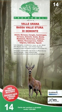 Abbildung von: Bassa Valle Stura di Demonte - Val Grana: 14 - Fraternali Editore