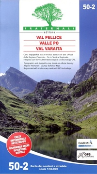 Abbildung von: Val Pellice - Valle Po - Val Varaita: 50-2 - Fraternali Editore