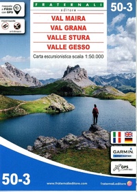 Abbildung von: Val Maira - Val Grana - Valle Stura - Valle Gesso: 50-3 - Fraternali Editore