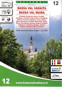 Abbildung von: Bassa Valle Varaita - Bassa Valle Maira: 12 - Fraternali Editore