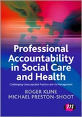 Cover: Professional Accountability in Social Care and Health - Learning Matters Ltd
