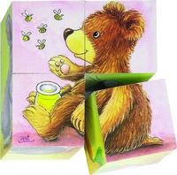Abbildung von: Würfelpuzzle Tierkinder - Gollnest & Kiesel GmbH &