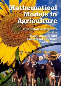 Enlarge image Cover: Mathematical Models in Agriculture - CABI Publishing