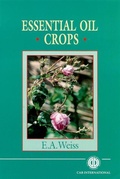 Cover: Essential Oil Crops - CABI Publishing