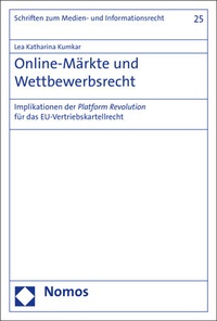 Abbildung von: Online-Märkte und Wettbewerbsrecht - Nomos