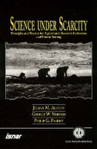 Enlarge image Cover: Science Under Scarcity - CABI Publishing