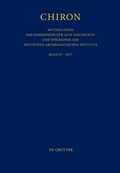 Cover: Chiron / 2017 - De Gruyter