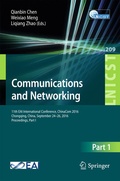 Cover: Communications and Networking - Springer